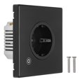 thumbnail image 1 of Prise Intelligente 16A 3000W Design Moderne Multi Fonction Minuterie Murale Prise EU 95245V Noir Version WiFi, 1 of 2
