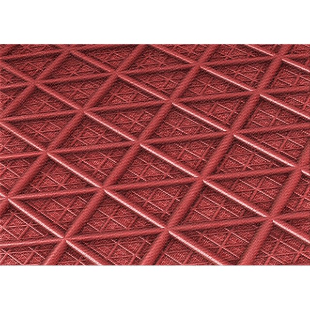 Ahgly Company Tapis Rectangulaire Lavable en Machine Intérieur Transitionnel Rouge Tomate, 6 Pieds x 9 Pieds