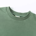 thumbnail image 3 of Girls Clothes Spring Baby Girls Boys Cute Romper Long Sleeve Button Sweatshirt Jumpsuits Plus Size Two Piece Outfits on Clearance, 3 of 8