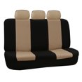 thumbnail image 4 of FH Group Car Seat Covers Full Set Cloth - Universal Fit, Automotive Seat Covers, Airbag Compatible, Solid Bench Rear Seat, Washable Car Seat Cover for SUV, Sedan, Van, 4 of 9