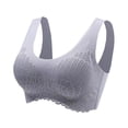 thumbnail image 4 of Timegard 3pc Wireless Bras for Women Seamless Back Smoothing Breathable Comfort Bralette Sports Bras, 4 of 7