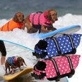thumbnail image 4 of Meitianfacai Pet Dog Life Swimming Jacket Float Vest Buoyancy Aid Vest Costume Adjustable Pet Dog Swimsuits Dog Life Vest for Small Medium Large Dogs (Blue- S), 4 of 4