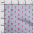 thumbnail image 1 of oneOone Georgette Viscose Fabric Floral Block Print Fabric BTY 42 Inch Wide, 1 of 4