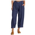 thumbnail image 1 of XZNGL Soft Pajama Pants for Women Casual Solid Color Loose Button Comfortable Straight Pants, 1 of 9
