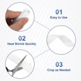 thumbnail image 3 of 2Pcs 1/2 Inch 4ft Wire Heat Shrink Tubing 3:1 Heat Shrink Wrap White, 3 of 5