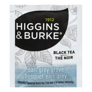 Autres & Burke Noir Earl Grey Tea 20UN/Unit, 6 Unités/Cass. Thé noir Earl Grey Higgins & BURKE , 20 UN/Unité, 6 unitaires/caisse