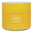 thumbnail image 2 of Mainstays 3-Wick Textured Wrapped Sweet Sugared Lemon Scented Candle, 14 oz, 2 of 6