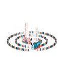 thumbnail image 4 of CJiaWei Pull Train Set Automatic Train Toy Set Kids Train Set With Sound And Light Educational Toys Game For Boys And Girls, 4 of 4