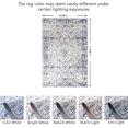 thumbnail image 2 of JV Home Area Rug Oushak Blue 6'x9' Washable Carpet Anti Slip, 2 of 6