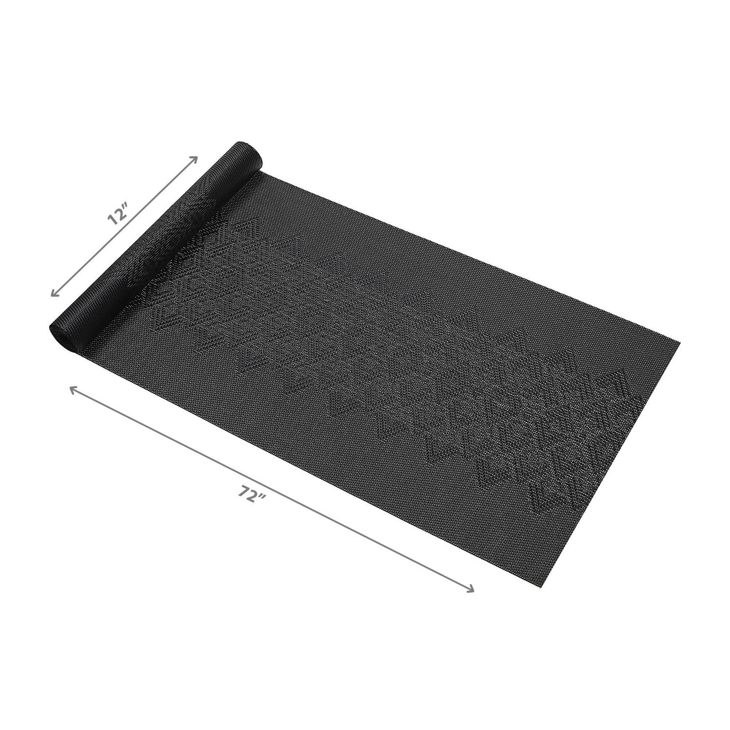 IH Casa Decor Vinyl Table Runner 72" Diamond Band Black - Ensemble De 2