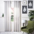 thumbnail image 1 of Safavieh Penda Chevron Grommet Window Panel, 1 of 3