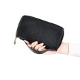 thumbnail image 5 of Womens Double Zipper Wallet Clutch Purse with Phone Holder, 5 of 5