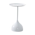 thumbnail image 1 of simhoa Table d'Appoint Ronde Mignonne Table Basse pour Intérieur Extérieur Petit Espace Bureau Hauteur 60 cm, 1 of 8