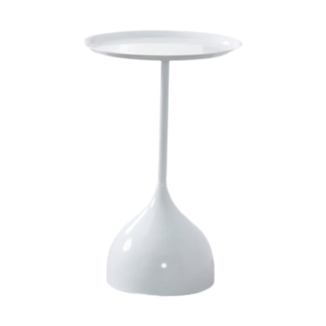 simhoa Table d'Appoint Ronde Mignonne Table Basse pour Intérieur Extérieur Petit Espace Bureau Hauteur 60 cm