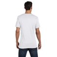 thumbnail image 2 of Bella Canvas Mens CVC Jersey Tee, L, Solid White Blend, 2 of 3