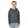 thumbnail image 1 of Jerzees Chandail à Capuchon pour Jeunes NuBlend, m, Gris Anthracite, 1 of 2