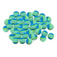 thumbnail image 3 of 50x Balles de Golf en Éponge EVA Rayées Réutilisables pour Pratique Intérieure 42mm Bleu 42mm, 3 of 6