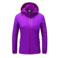 thumbnail image 1 of Veste de Pluie pour Femmes Ski Extérieur Grande Taille Veste Coupe-Vent à Capuche, 1 of 3
