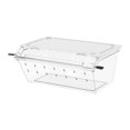 thumbnail image 1 of Almencla Reptile Breeding Box Breathable Carrier Clear for Chameleons Geckos Silkworm white, 1 of 8