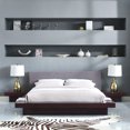 thumbnail image 3 of Modway Freja 3 Piece Queen Fabric Bedroom Set in Cappuccino Gray, 3 of 5