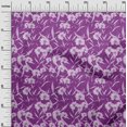 thumbnail image 2 of oneOone Velvet Purple Fabric Florals Sewing Craft Projects Fabric Prints By Yard 58 Inch Wide, 2 of 4