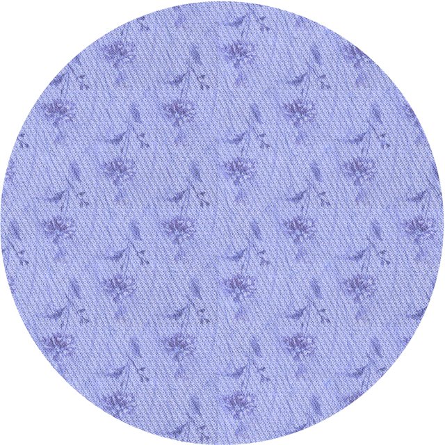 Ahgly Company Tapis d'Intérieur Lavables en Machine, Ronds de Transition Bleu Ciel, 7' Ronds