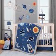 thumbnail image 3 of Lambs & Ivy Milky Way Rocket Ship Nursery Throw Pillow Plush, 3 of 4