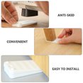 thumbnail image 4 of MasteelfCA 4pcs Furniture Feet Mats Simple Sofa Leg Bed Foot Base Raising Pads (White), 4 of 7