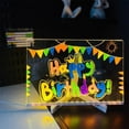 thumbnail image 5 of CJiaWei Magicboard Clear Drawing Board With A Cloth Light Drawing Board With Adjustable Holder And 12 Colorful Pens For Room Store Festival Present (1ml), 5 of 5