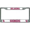 thumbnail image 2 of Oklahoma Sooners Chrome License Plate Frame, 2 of 2