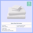 thumbnail image 4 of Mainstays Kids 220TC Cotton Grid Gray Queen, 4 Piece Sheet Set, 4 of 8