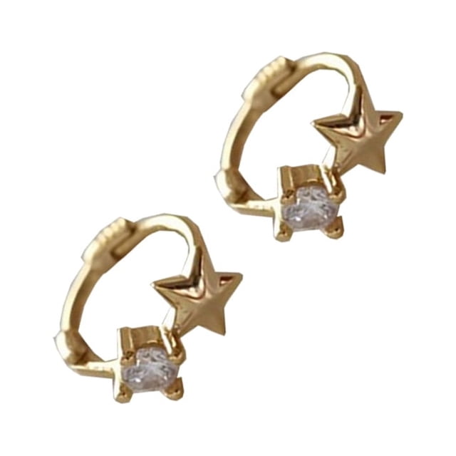 maskred Two Size Options For These Stunning Silver Earrings Llightweight And Gift Gold 10MM 1Set
