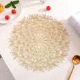 thumbnail image 5 of Yhmxh Hollowed Out Insulation Mat Solid Polyvinyl Chloride Leather Placemats Coffee Mats Kitchen Table Mats Easy To Clean Kitchen Table Mats Home and Kitchen kitchen Accessories kitchen Essentials, 5 of 5