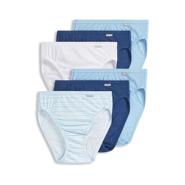 Jockey Women's 100% Cotton Elance French Cut - 6 Pack