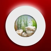 Aussie Aquariums 2.0 Wall Mounted Aquarium - Porthole Matte White