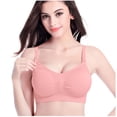 thumbnail image 4 of LSLJS 3Pcs Pregnant Women's Plain Color Bra Nursing Bras Vest Tops, 4 of 9