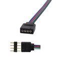 thumbnail image 4 of 10 Pcs 10mm 4 Pin Male Female PCB Connector Cable For RGB 5050 3528 LED Strips, 4 of 8