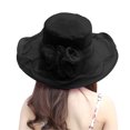 thumbnail image 2 of Kcodviy Women's Headdress Hat Women's Baseball Caps for S 1-3 Wedding Hat Sun Hat Racks for Baseball Caps Wall Mount Flower Shade Seaside Beach Hat for Running Hat, 2 of 3