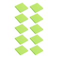 thumbnail image 1 of Sticky Notes, 3x3 Self-Stick Notes, Fluorescent Green Color 10 Pads, 100 Sheets/Pad, Mini Rectangular Sticky Notes, Self Stick Pads, Weekly to Do List Notepad, College Schools Supplies for Women, 1 of 5