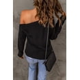 thumbnail image 3 of FOLUNSI Stylish Black Stripe Knit - Versatile, Flattering Sweater!, 3 of 8
