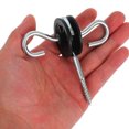 thumbnail image 2 of Shisuyan Outdoor Use Electric Fence Insulator Screw Galvanized Steel 4Pcs, 2 of 9