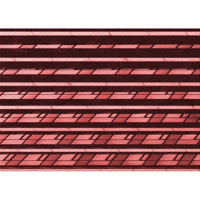 Ahgly Company Tapis d'Intérieur Rectangulaires Transitionnels Rouges Lavables à la Machine, 2 Pieds x 4 Pieds