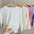 thumbnail image 5 of RXIRUCGD Chemise de Base Décontractée pour Enfants 1-12 Ans Manches Longues Col Rond (Blanc, Taille : 1-2 Ans), 5 of 5