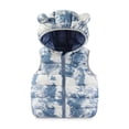 thumbnail image 1 of FAOWME Girls Toddler Lightweight Waterproof Packable Vest Light Blue 4-5 Years, 1 of 2