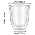 thumbnail image 3 of Double Walled Insulated Glass Mug for Hot Coffee and Tea Heat Retention Home Use, 3 of 9