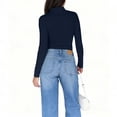 thumbnail image 4 of Wlynlyn Womens Long Sleeve Shirts Turtleneck Slim Fitted Base Layer Shirts Fall Fashion Basic Thermal Underwear Tops, 4 of 6