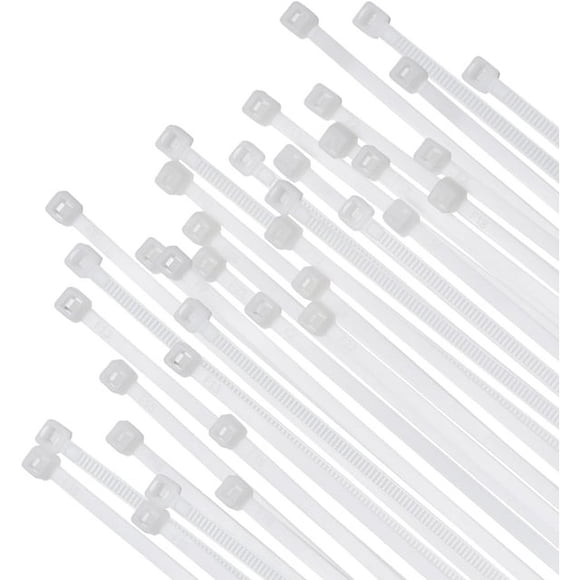 12-Inch Heavy Duty Self-Locking Nylon Cable Ties (100 Pack) – UV Resistant, Weatherproof, and Temperature Enduring for Indoor and Outdoor Use, Ideal for Home, Office, and Industrial Applications.
