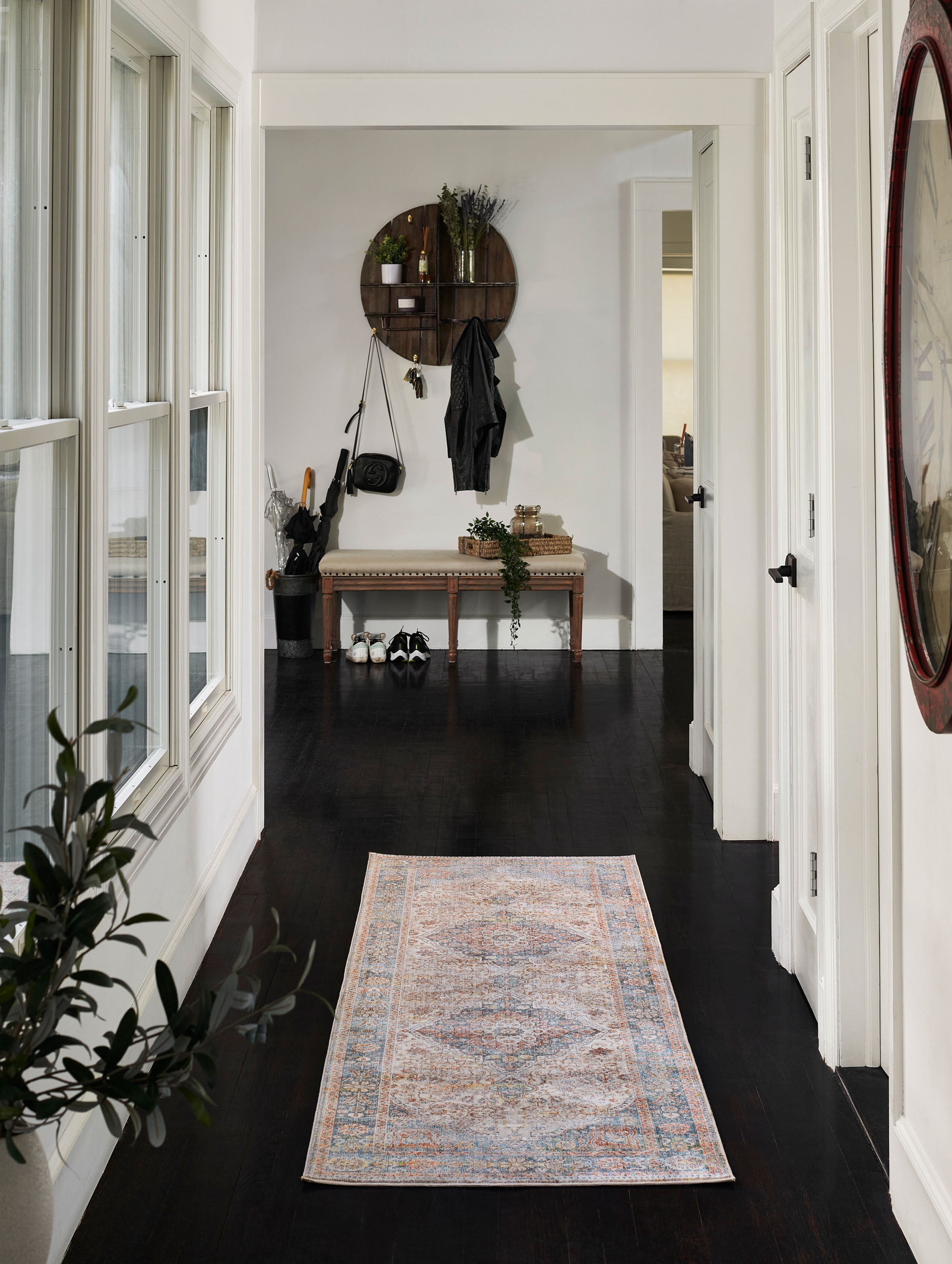 ECARPET Irina Traditional Runner Rug for Living Room, Bedroom, Dining Room, Entrance, Hallway and More.