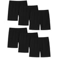 thumbnail image 2 of Cowsor Boy's Girls' Solid Bike Shorts 6PC, 2 of 3