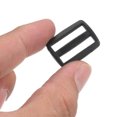 thumbnail image 4 of Unique Bargains Black Tri-Glide Slide Buckles Webbing Strap Fastener (100 Pack), 4 of 5